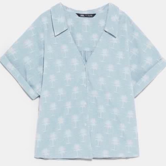 Blue Textured Shirt - Picture 2 of 3